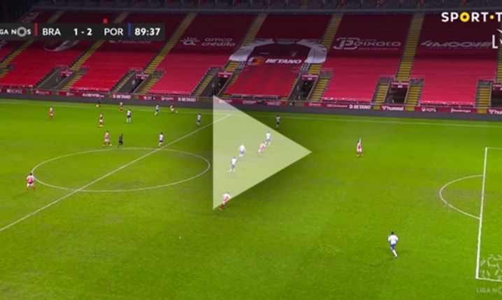 Absurdalny ''SPALONY'' w meczu Braga - Porto! :D [VIDEO]